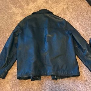 Men’s XL Genuine Leather Bomber Jacket